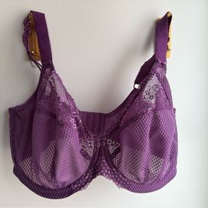 Elomi Purple Charley Underwire Bra 36GG